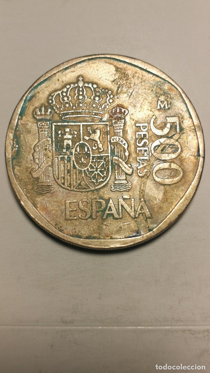 Monedas con errores: eRRoR... (MARCAS RARAS) Moneda 500 Pesetas 1988 - Foto 8