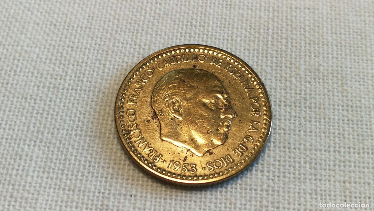 Monedas con errores: eRRoR.... (ANEP&Iacute;GRAFA) Moneda 1 Peseta 1953, Estado espa&ntilde;ol - Foto 8