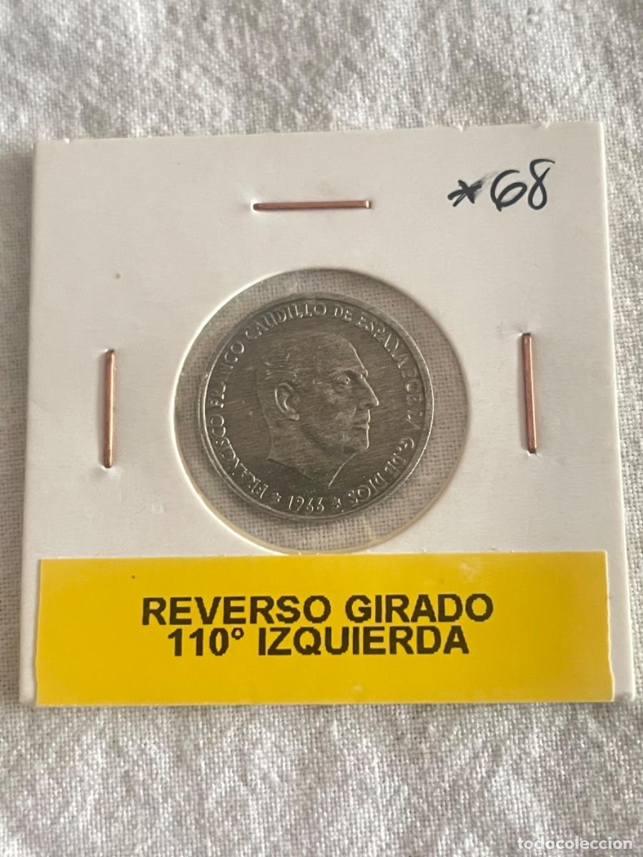 Monedas con errores: * ERROR * 50 c&eacute;ntimos 1966*68 GIRADA 120&bull; A LA IZQUIERDA - Foto 2