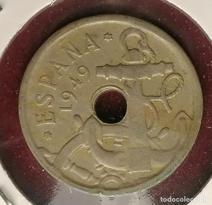 Monedas con errores: 50 centimos 1949 * 54 Borde doble - Foto 3