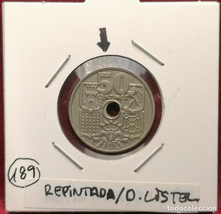 Monedas con errores: 50 centimos 1963 * 64 Repintada Flechas - Borde doble - Foto 1