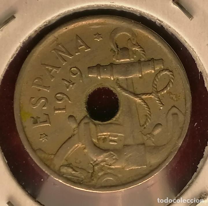 Monedas con errores: 50 centimos 1949 * Laminacion - Foto 3