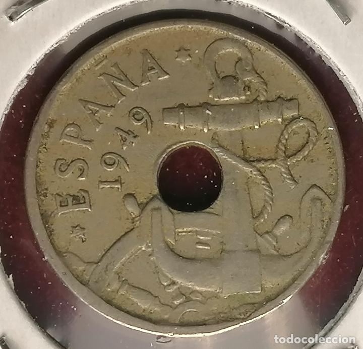 Monedas con errores: 50 centimos 1949 * Laminacion - Foto 3