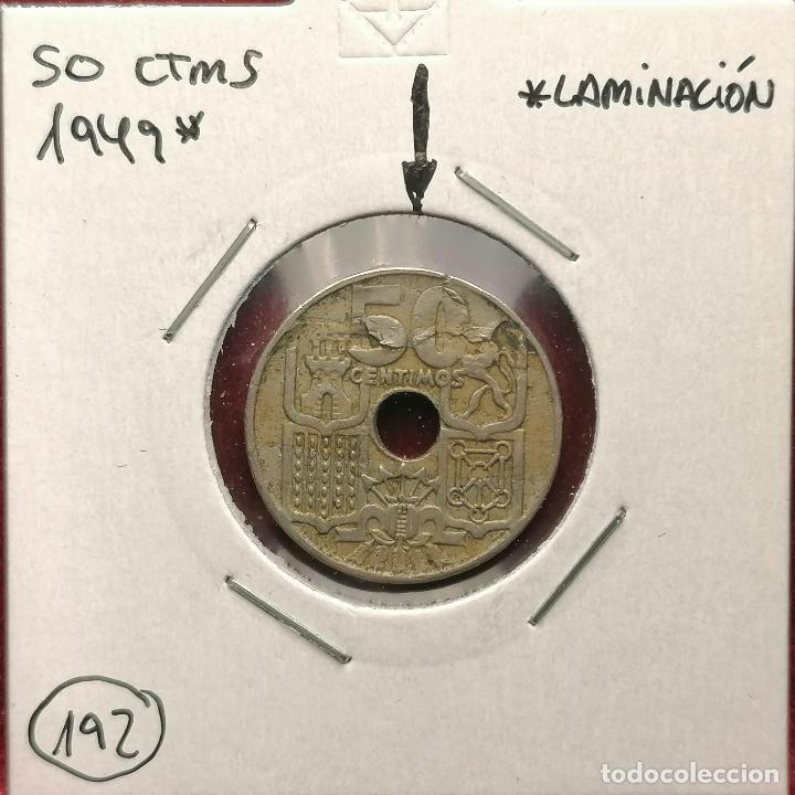 Monedas con errores: 50 centimos 1949 * Laminacion - Foto 1