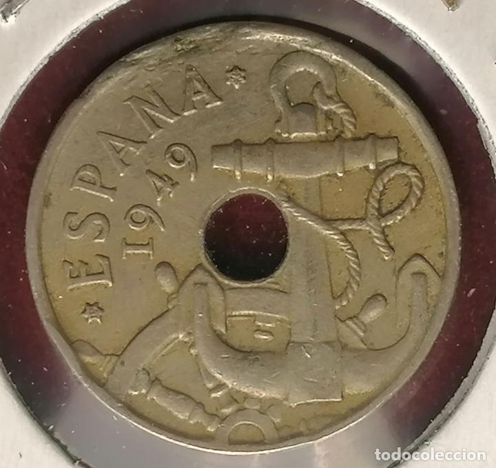 Monedas con errores: 50 centimos 1949 * 52 Laminacion - Foto 3
