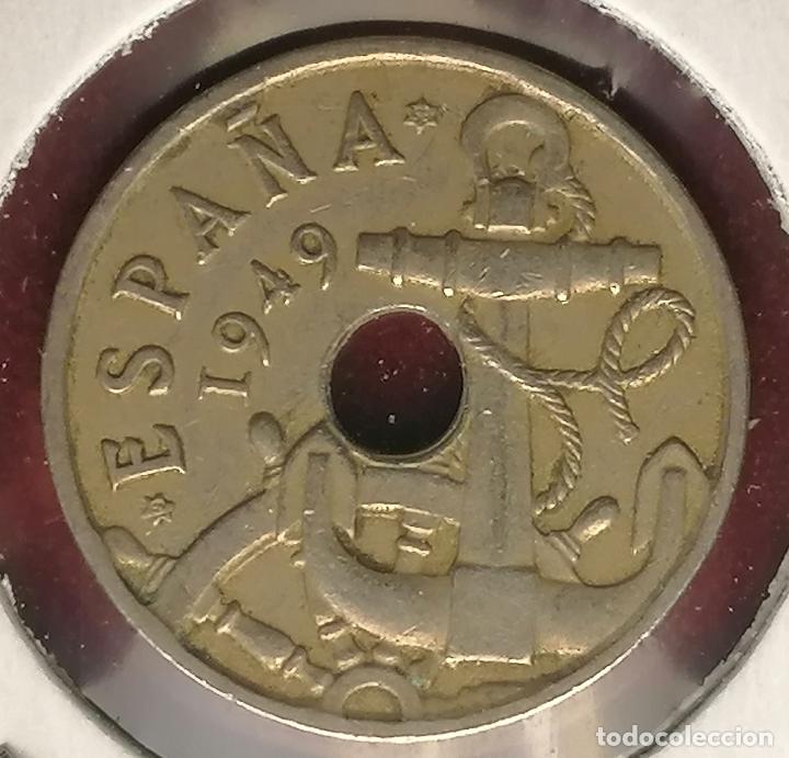 Monedas con errores: 50 centimos 1949 * 53 Laminacion - Foto 3