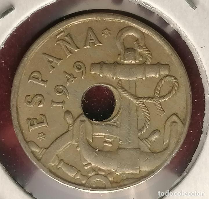 Monedas con errores: 50 centimos 1949 * 53 Laminacion - Foto 3
