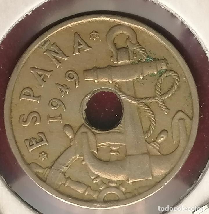 Monedas con errores: 50 centimos 1949 * 53 Laminacion - Foto 3