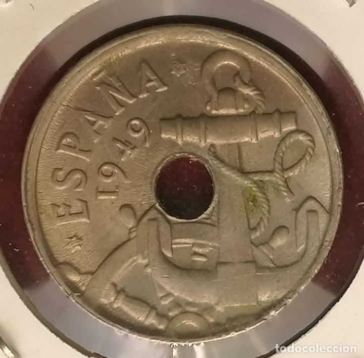 Monedas con errores: 50 centimos 1949 * Cu&ntilde;o roto - Foto 3