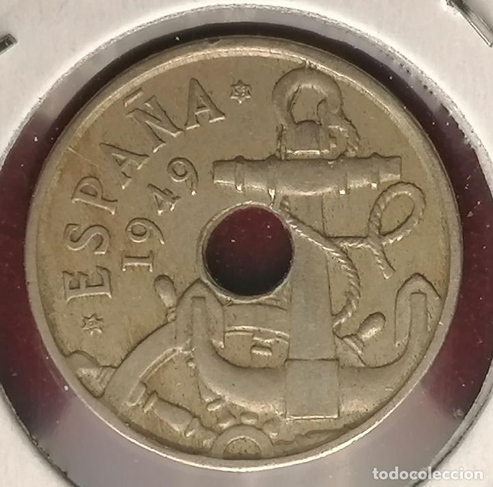 Monedas con errores: 50 centimos 1949 * 56 Empaste - Foto 3