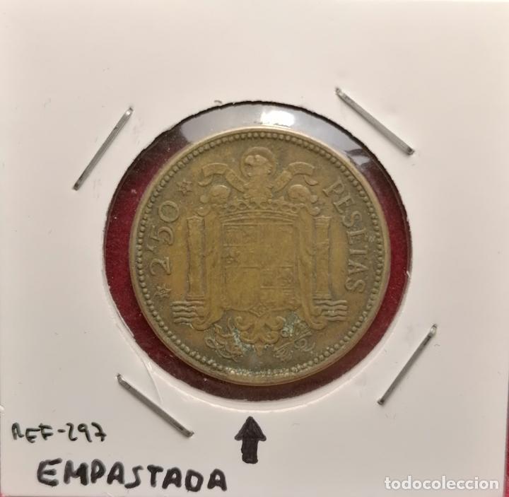 Monedas con errores: 2.5 pesetas 1953 * 54 Empastada - Foto 1