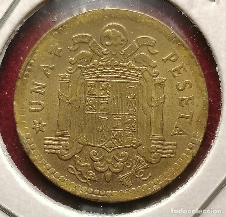Monedas con errores: 1 peseta 1963 * 64 cu&ntilde;o roto - Foto 2