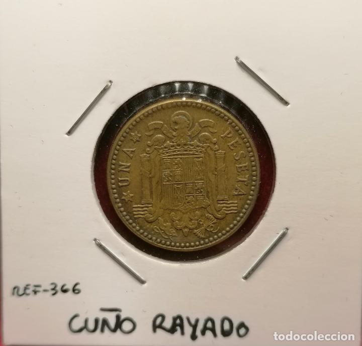 Monedas con errores: 1 peseta 1963 * 65 cu&ntilde;o rayado - Foto 1