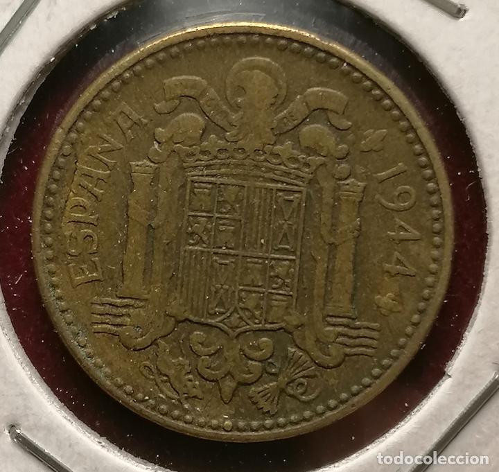 Monedas con errores: 1 peseta 1944 cospel roto - Foto 2