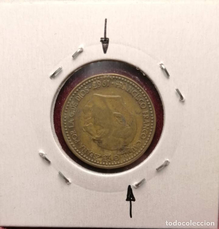 Monedas con errores: 1 peseta 1963 * 63 doble laminacion - Foto 2
