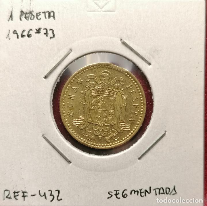 Monedas con errores: 1 peseta 1966 * 73 Segmentada - Foto 1