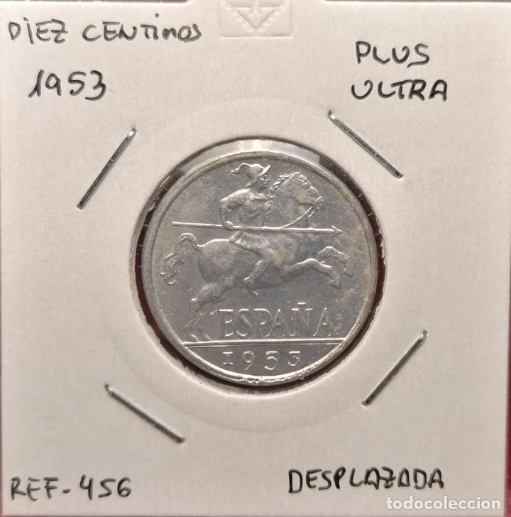 Monedas con errores: 10 centimos 1953 Desplazada - Foto 1