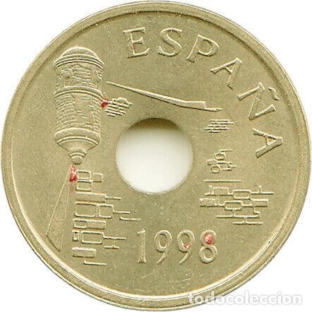 Monedas con errores: Variante - Error de 25 pesetas de 1998 Ceuta - N&uacute;m. 1 - Foto 2
