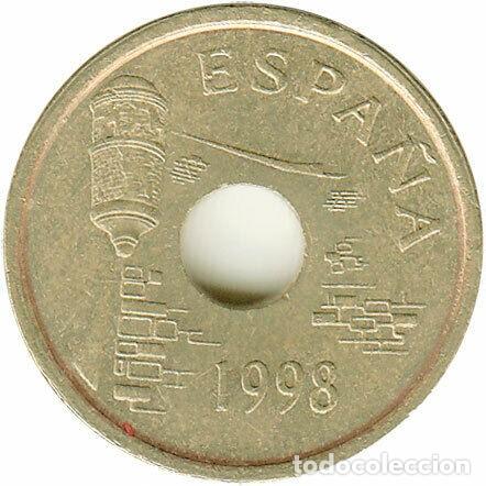 Monedas con errores: Variante - Error de 25 pesetas de 1998 Ceuta - N&uacute;m. 9 - Foto 2