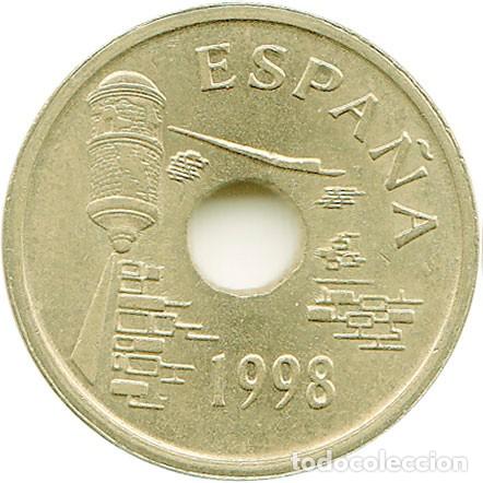 Monedas con errores: Variante - Error de 25 pesetas de 1998 Ceuta - N&uacute;m. 12 - Foto 2