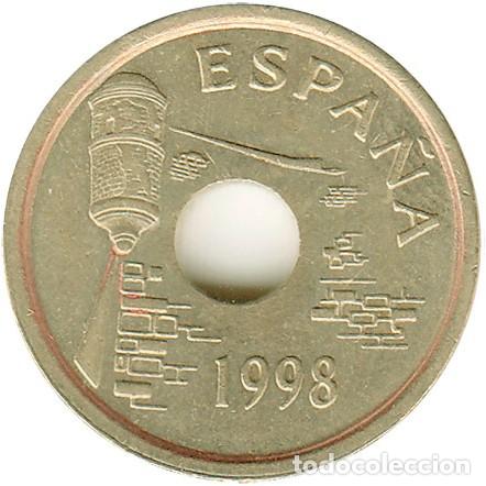 Monedas con errores: Variante - Error de 25 pesetas de 1998 Ceuta - N&uacute;m. 14 - Foto 2