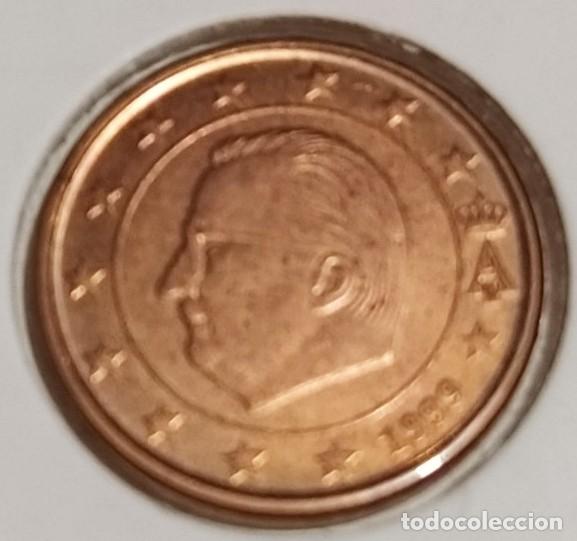 Monedas con errores: 2X1 C&Eacute;NTIMO B&Eacute;LGICA 1999 VARIANTE ESTRELLAS SC - Foto 4