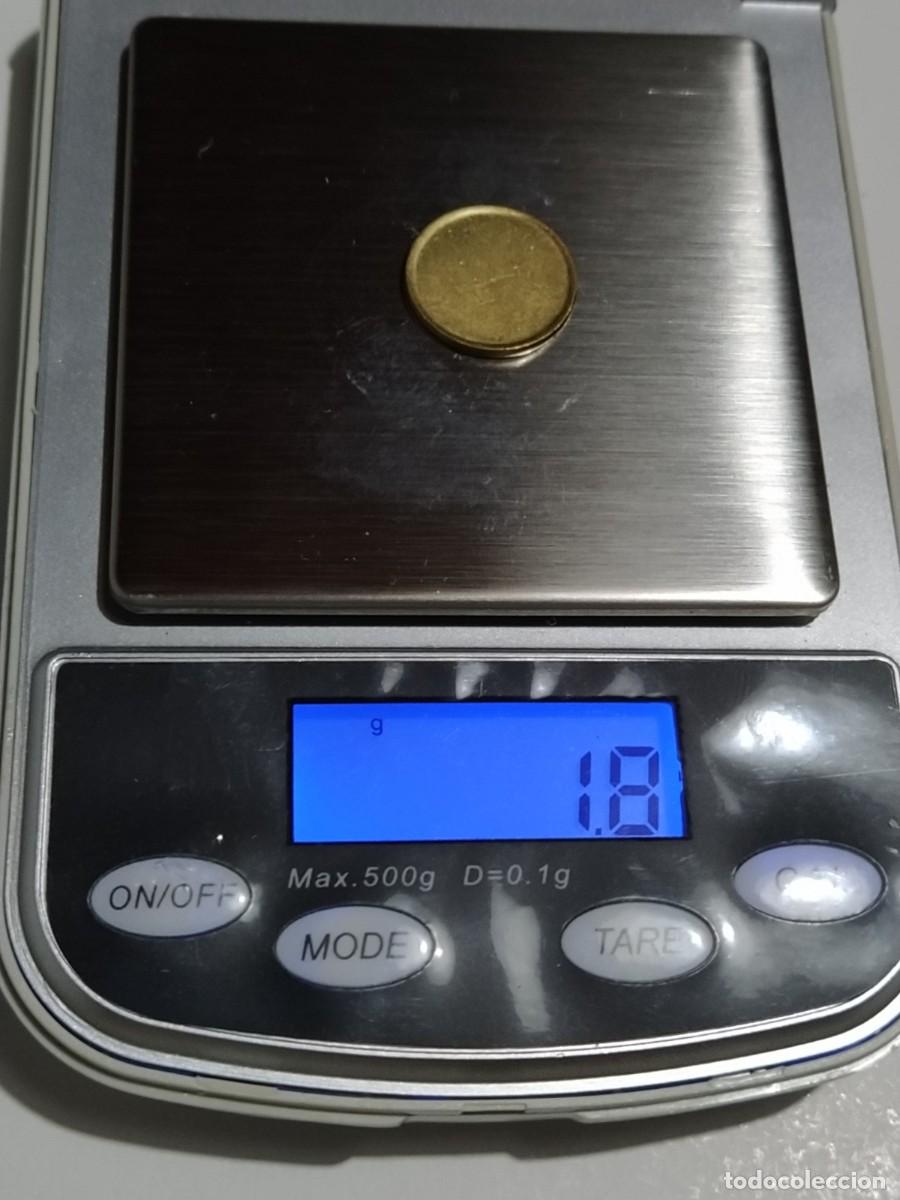 Monedas con errores: COSPEL SIN ACU&Ntilde;AR - 1,8 grs / 15,59 mm - Foto 1