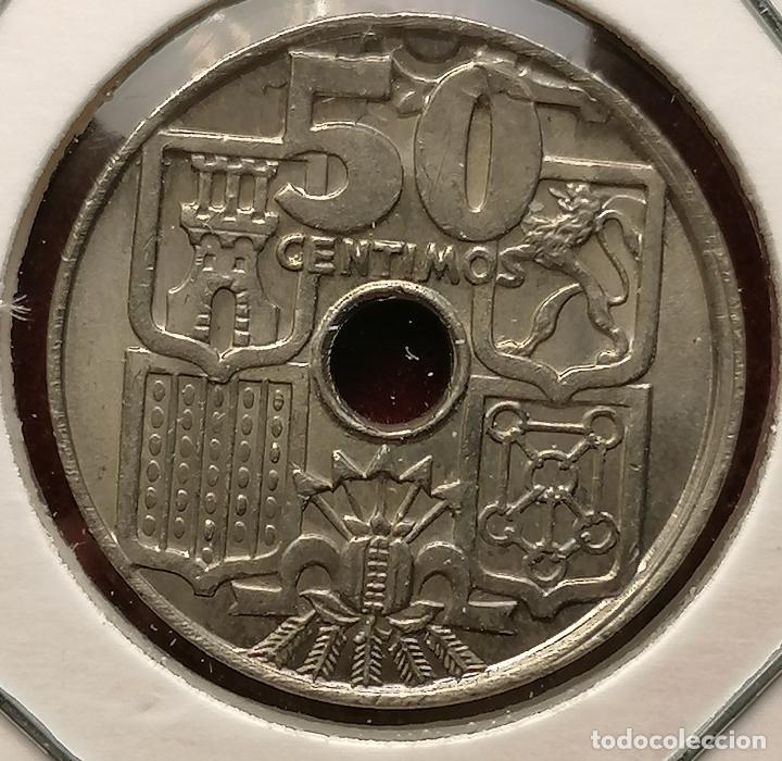 Monedas con errores: 50 centimos 1963 * repintada timon - Foto 2