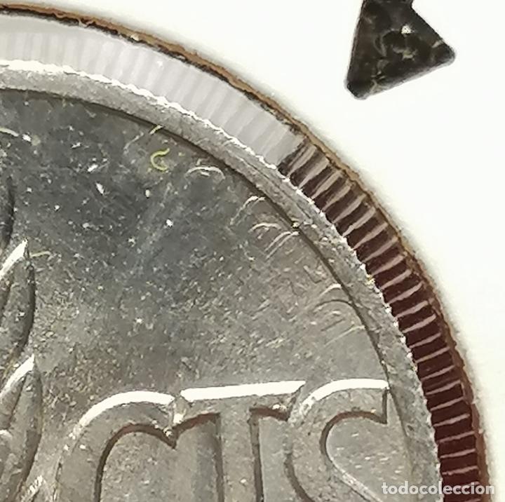 Monedas con errores: 50 centimos 1966 * 67 Repintada - Foto 4