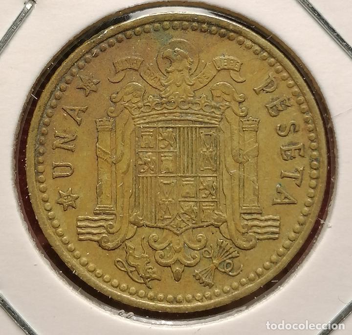 Monedas con errores: 1 peseta 1966 * 69 cu&ntilde;o roto - Foto 2