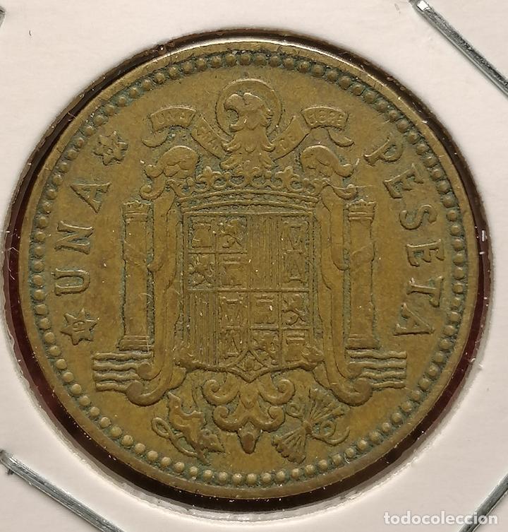 Monedas con errores: 1 peseta 1963 * 64 cu&ntilde;o partido - Foto 2