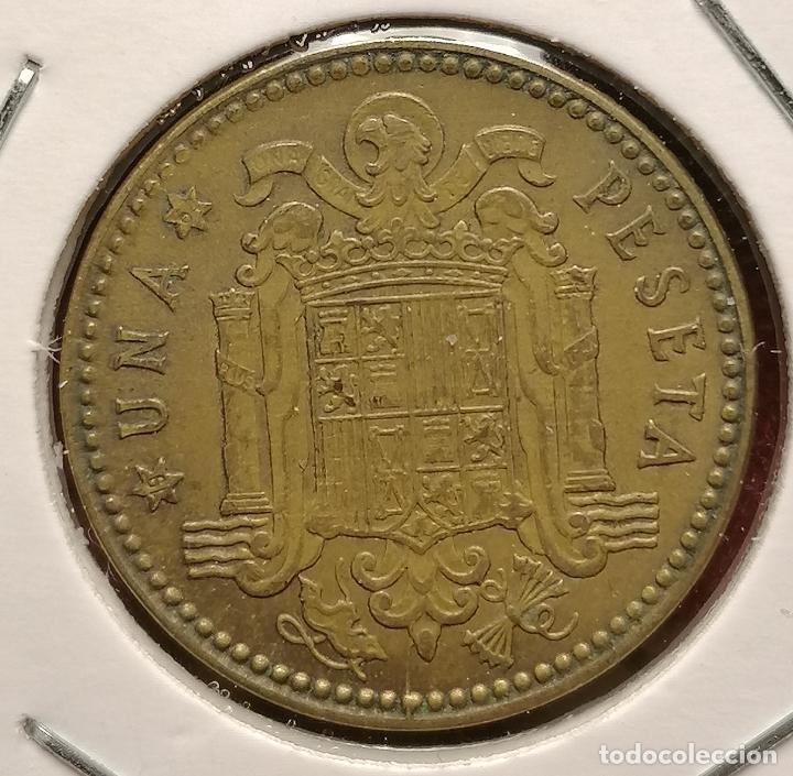 Monedas con errores: 1 peseta 1963 * 64 cu&ntilde;o partido - Foto 2