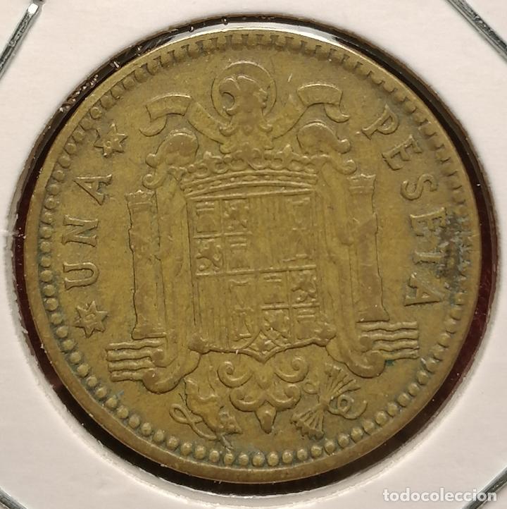 Monedas con errores: 1 peseta 1963 * 64 cu&ntilde;o partido - Foto 2