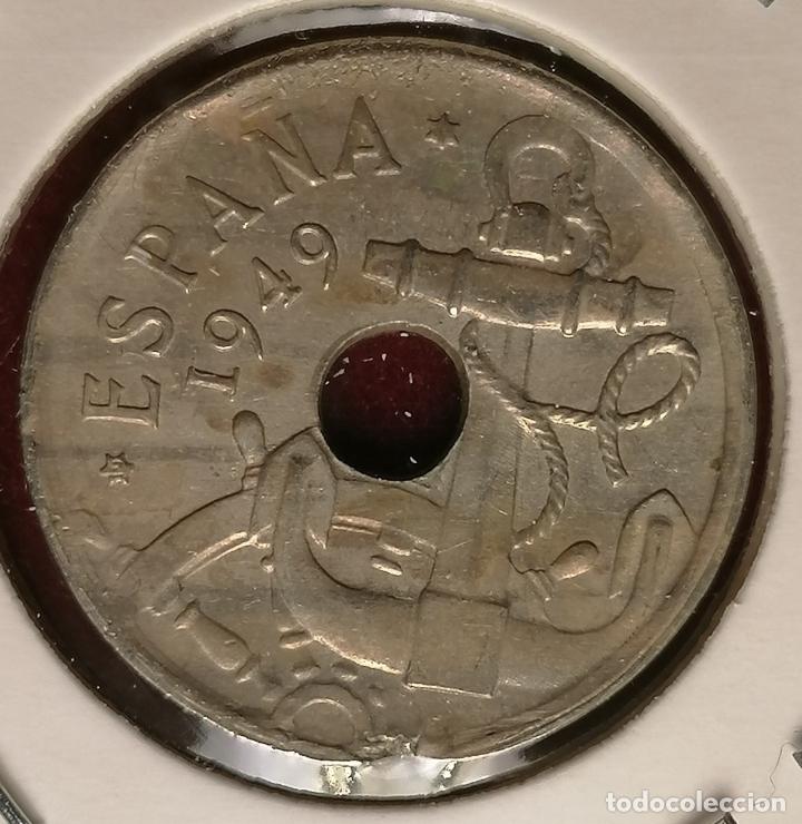 Monedas con errores: 50 centimos 1949 * cospel partido - Foto 3