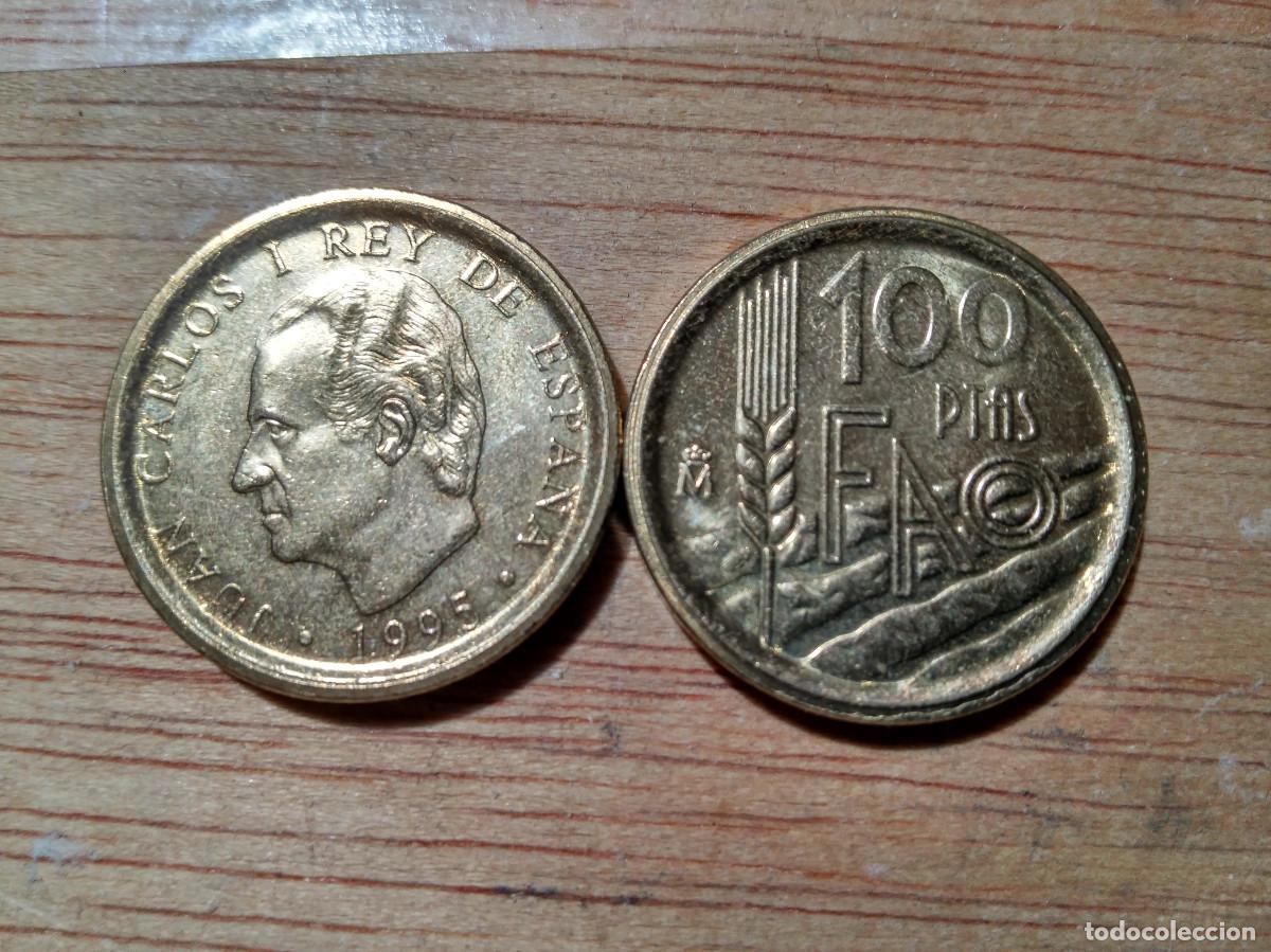 Monedas con errores: ESPA&Ntilde;A 100 PTS 1995 VARIANTE BORDE ANCHO (s) - Foto 1