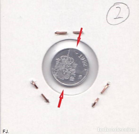 Monedas con errores: Moneda 1 Pta 1992 J Carlos. Error, Descentrada Derecha S/C. - Foto 2
