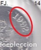 Monedas con errores: Moneda 1 Peseta 1992. Error, Cu&ntilde;o Hundido 1992. Rev Ebc. - Foto 3