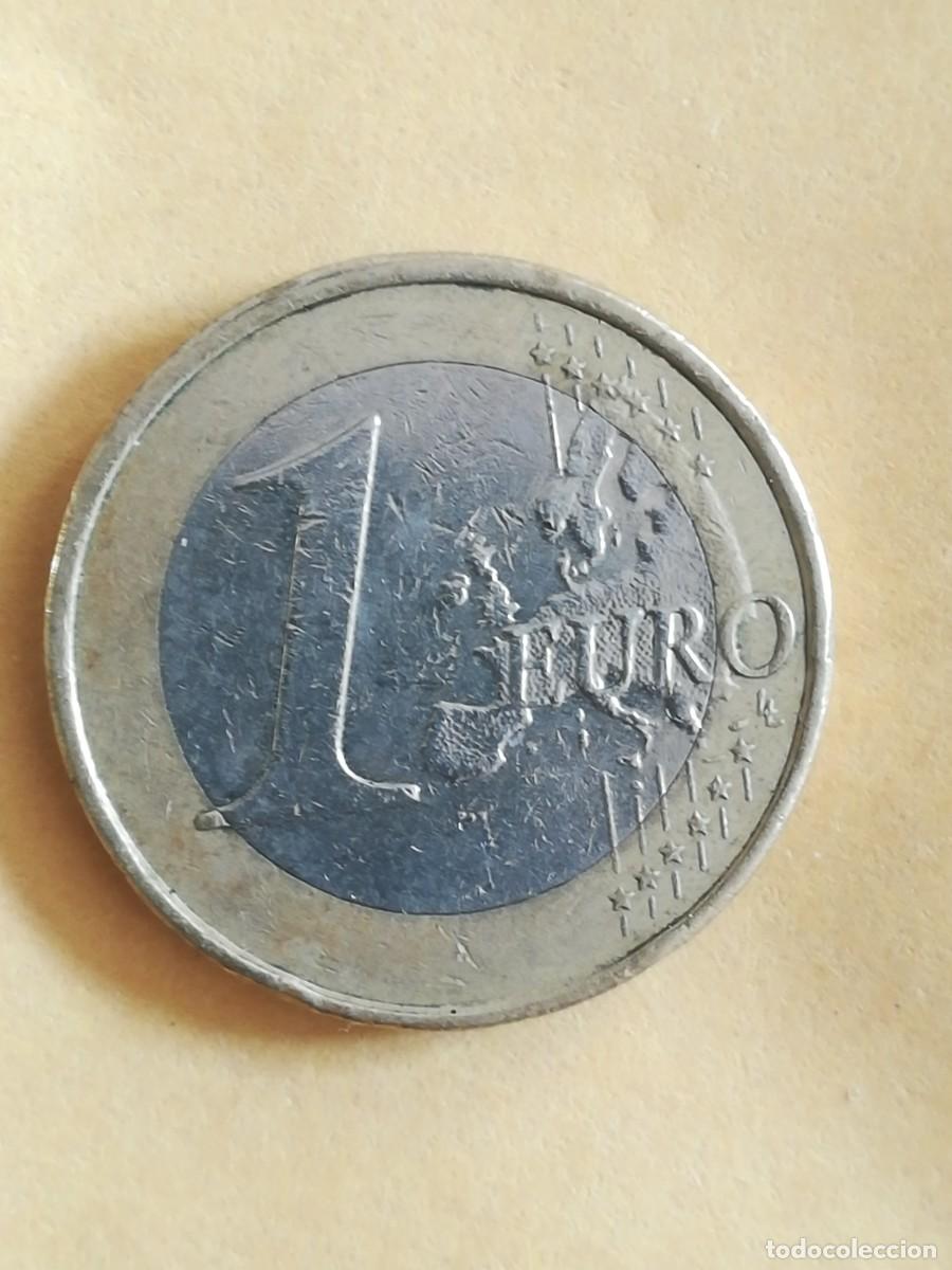Monedas con errores: Moneda error con exceso de metal 1 euro Slovenija 2007 - Foto 2