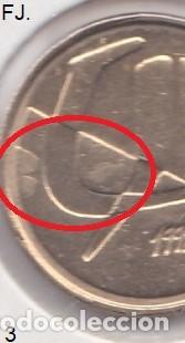 Monedas con errores: Moneda 5 Ptas 1992. Error Isla de Metal en Cospel. Rev. Ebc-. - Foto 3