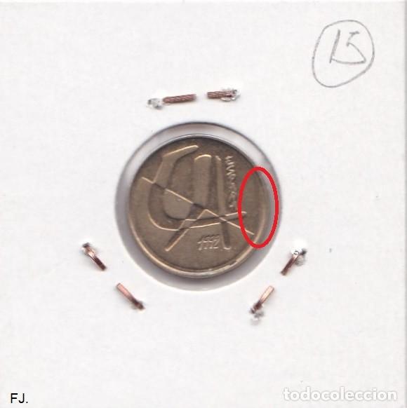 Monedas con errores: Moneda 5 Ptas 1992. Error, Rebaba Listel-Cospel. Rev Mbc. - Foto 2