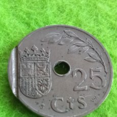 Monedas con errores: ERROR.. 25 CÉNTIMOS DE 1937. II AÑO TRIUNFAL. Lote 394934689