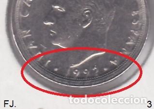 Monedas con errores: Moneda 10 Ptas 1992. Error, Remarcada Rebaba Grafila Letras Anv Mbc+. - Foto 2
