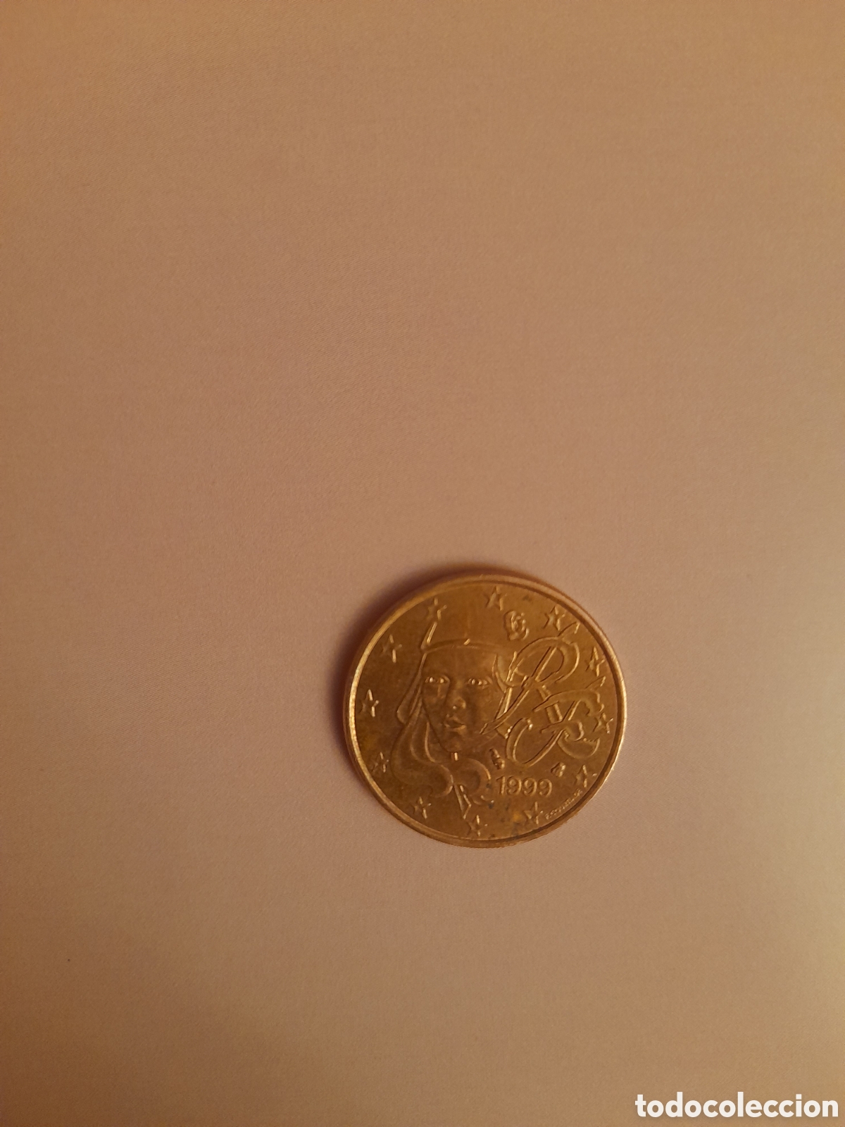 Monedas con errores: Moneda de 5cts. De Francia (1999) - Foto 2