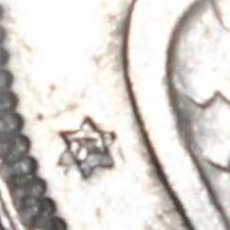 Monedas con errores: MONEDA 5 PESETAS 1957 ESTRELLA 75 SC ERROR ACUÑACIÓN ESTRELLA. Lote 397159234