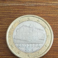 Monedas con errores: MONEDA 1 EURO ANDORRA 2016. Lote 397738779