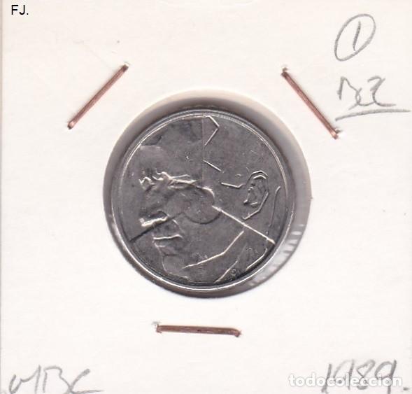 Monedas con errores: Moneda 50 Francos 1989 B&eacute;lgica. Error, Descentrada. Mbc. - Foto 1