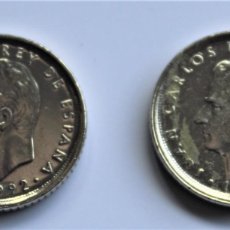 Monedas con errores: MONEDAS DE 10 PESETAS (2) JUAN CARLOS I 1992 CON ERRORES. Lote 398224239