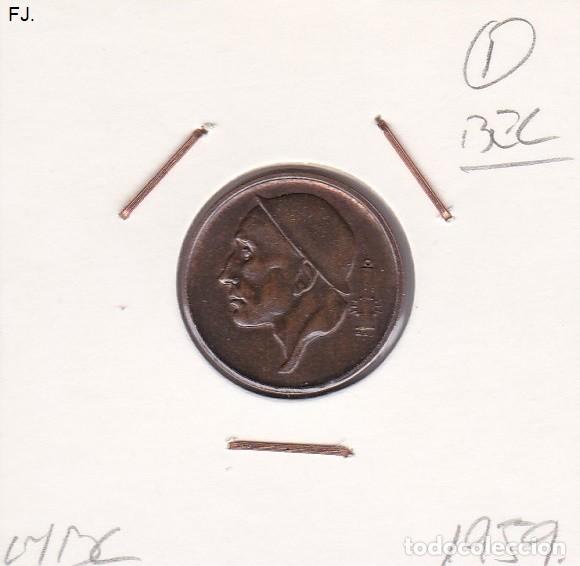 Monedas con errores: Moneda 50 Cts 1959 B&eacute;lgica. Error, Descentrada. Mbc. - Foto 1