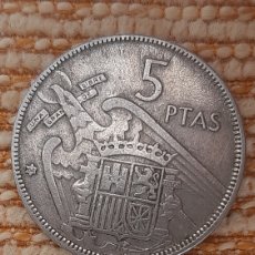 Monedas con errores: (ERROR-ESTADO ESPAÑOL)(1957*64) 5 PESETAS CON REPINTE. Lote 400911424