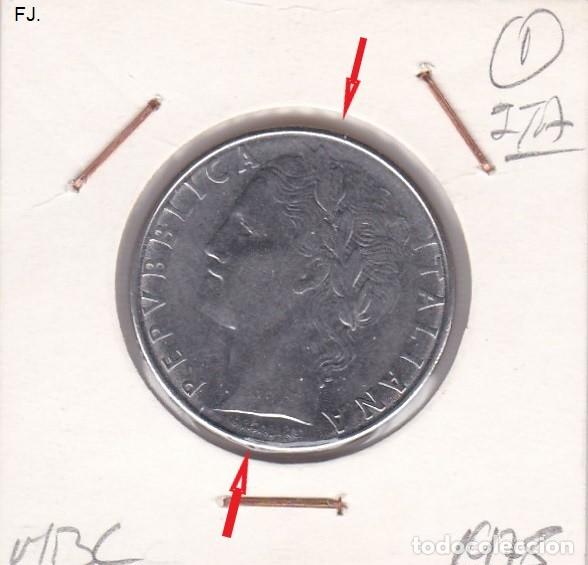 Monedas con errores: Moneda 100 Liras 1978 Italia. Error, Descentrada. Mbc. - Foto 1